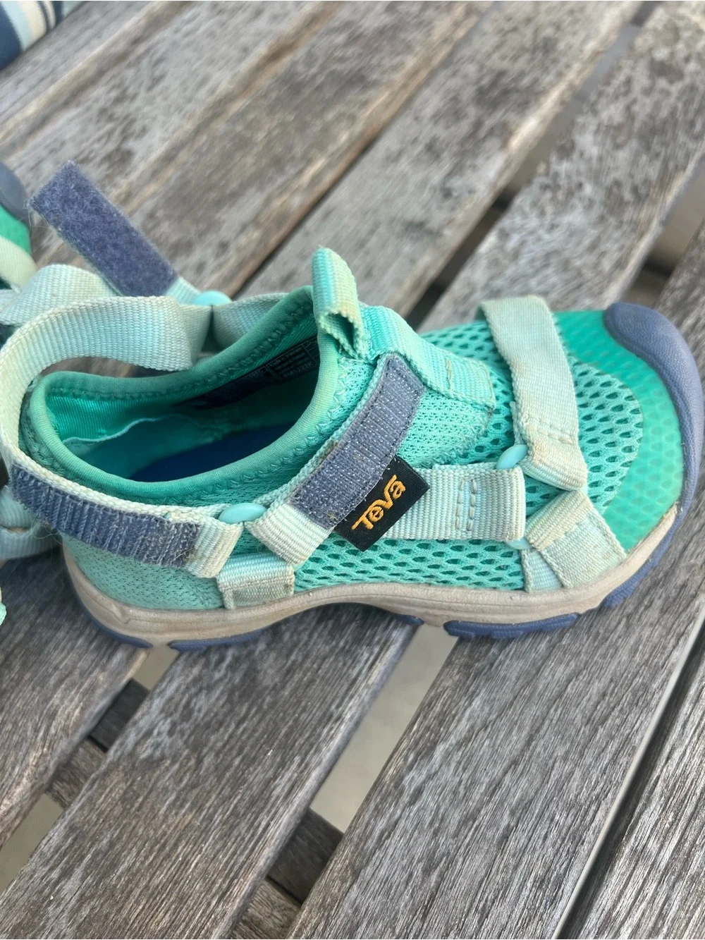 Teva Kids Aqua Mesh Sandals - Mint Teal